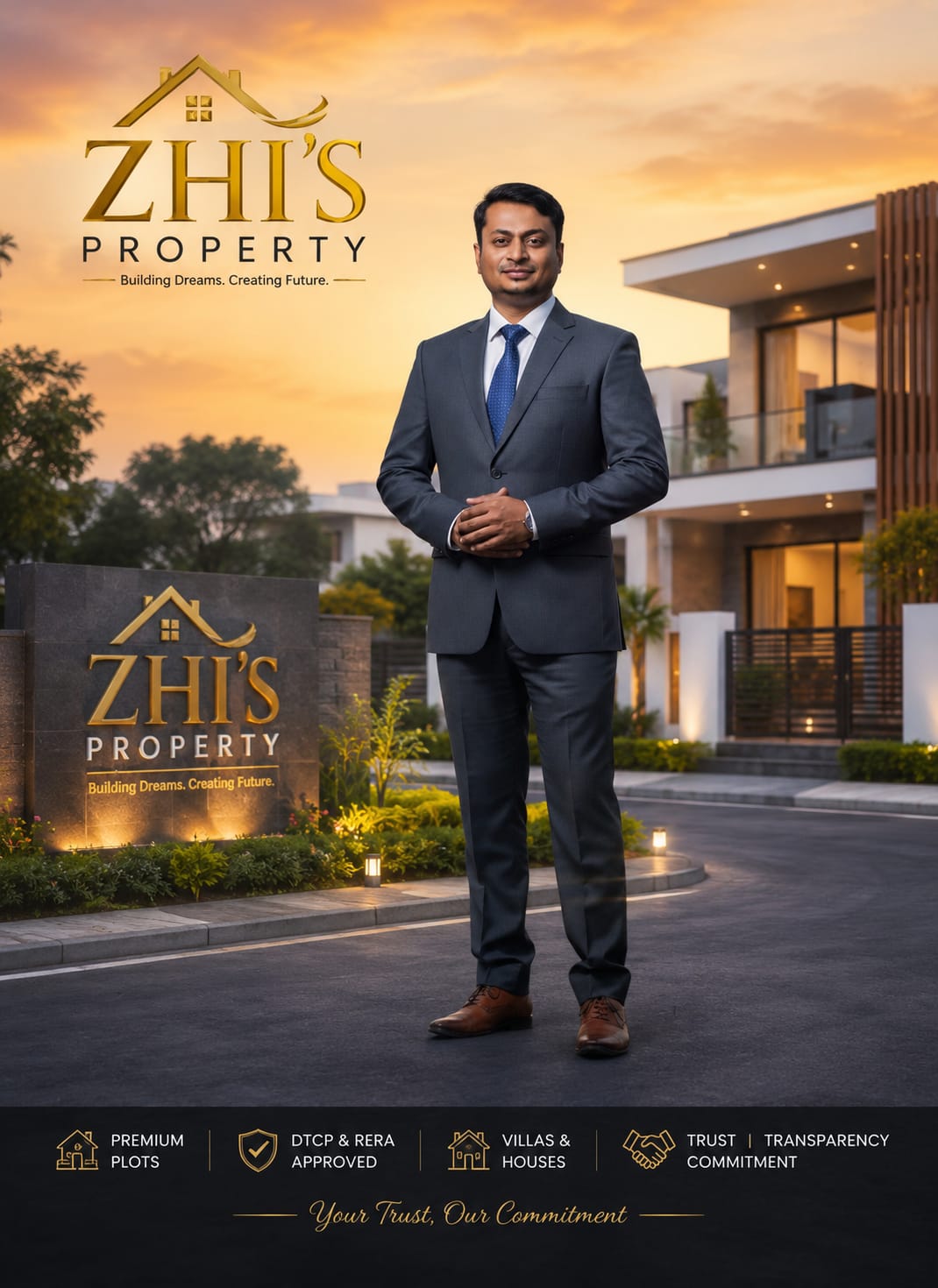 Mr. Sathish Kumar — Founder & Managing Director, ZHI'S Properties